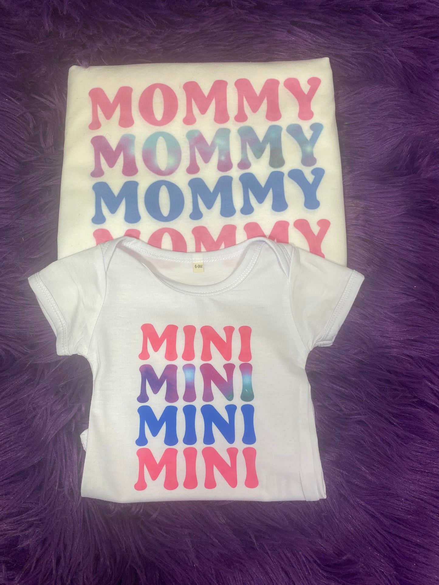 Dynasty Apparel Mommy Custom Designed T Shirt for Women and children