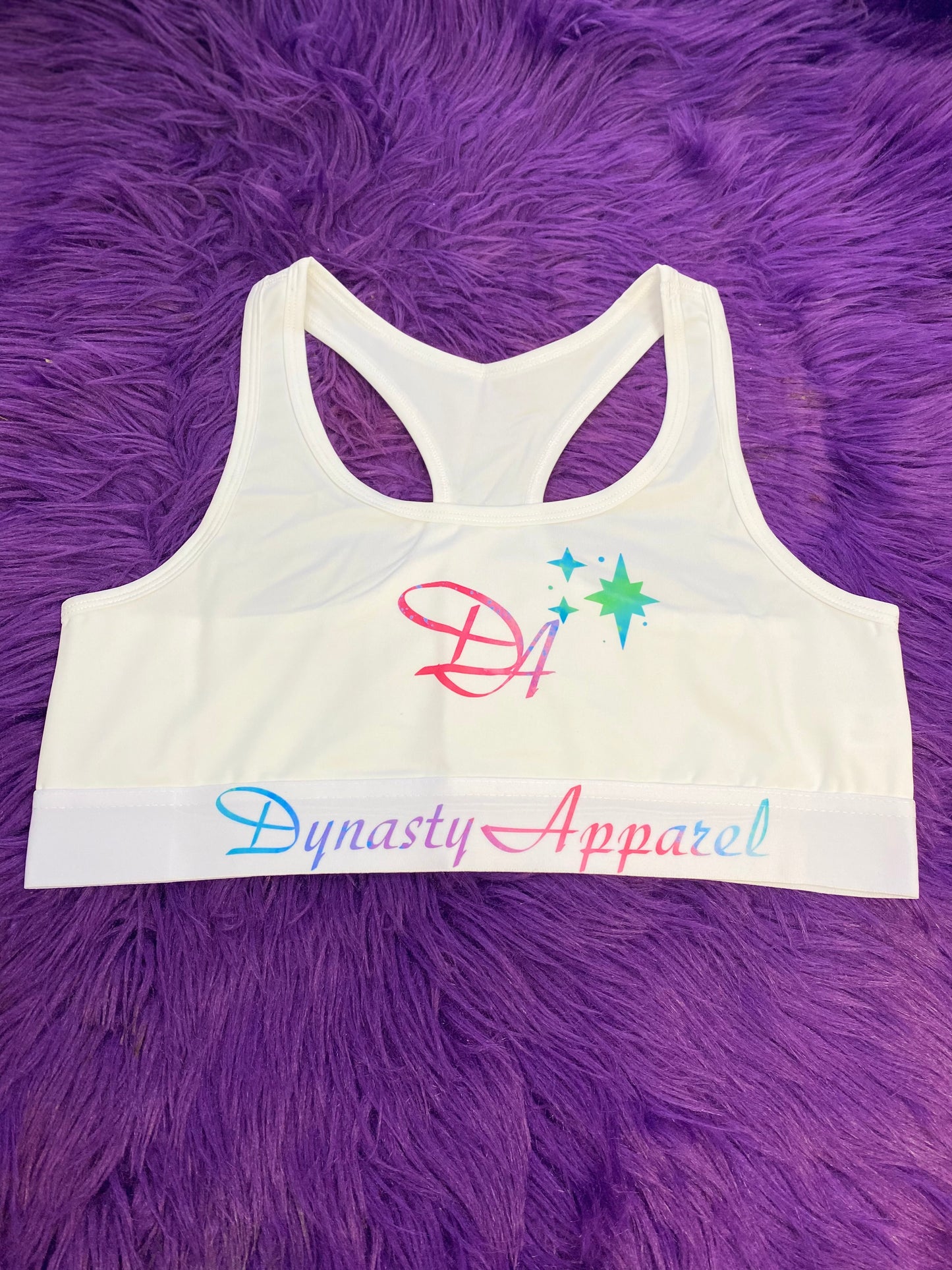 Dynasty Rainbow Luxe Set | 3-Piece Sports Bra, Boyshort & Socks Set