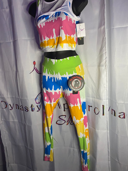 Dynasty Splash Luxe Activewear Set