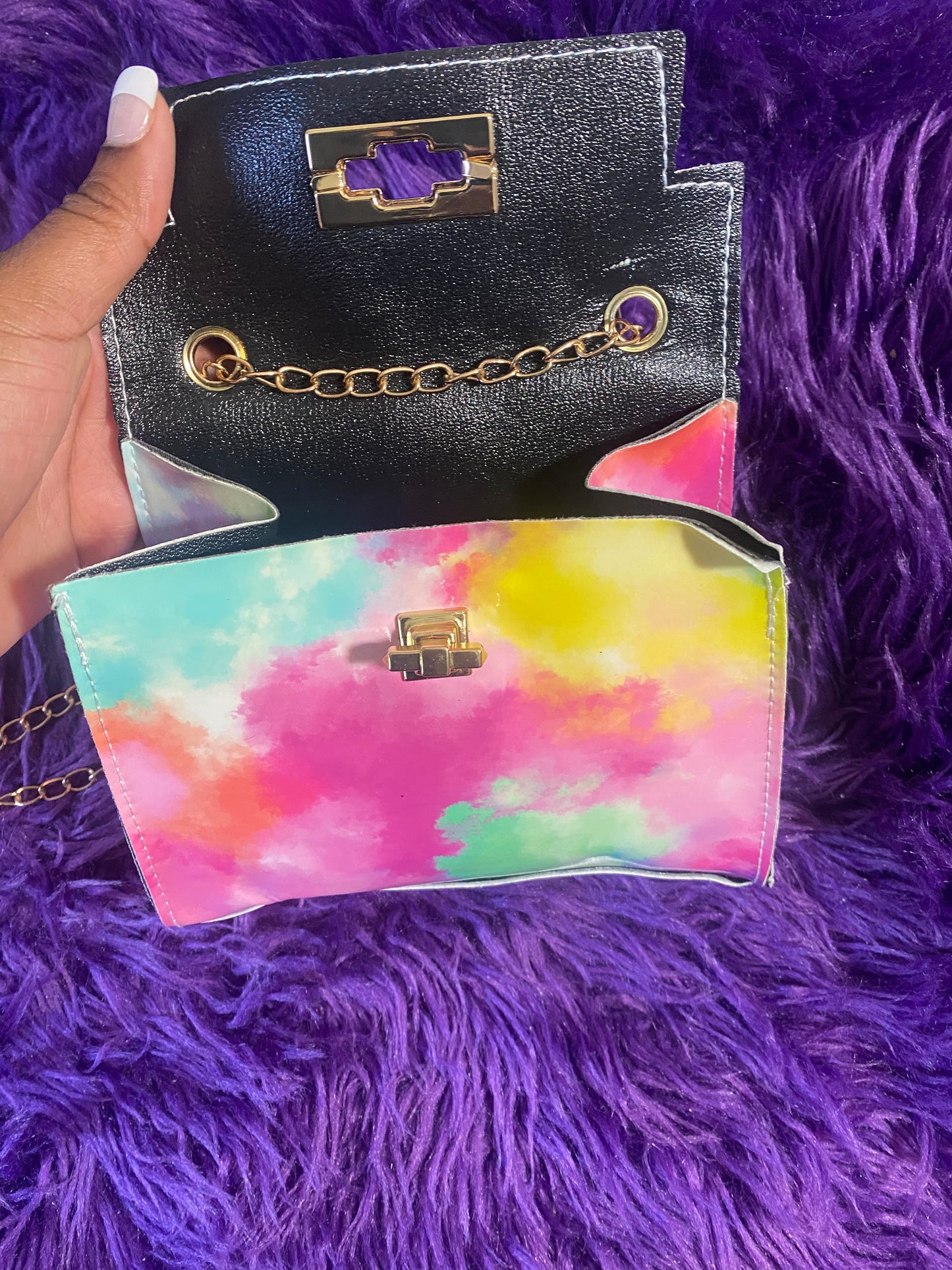 D.A.S Tie Dye Small Crossbody Handbag