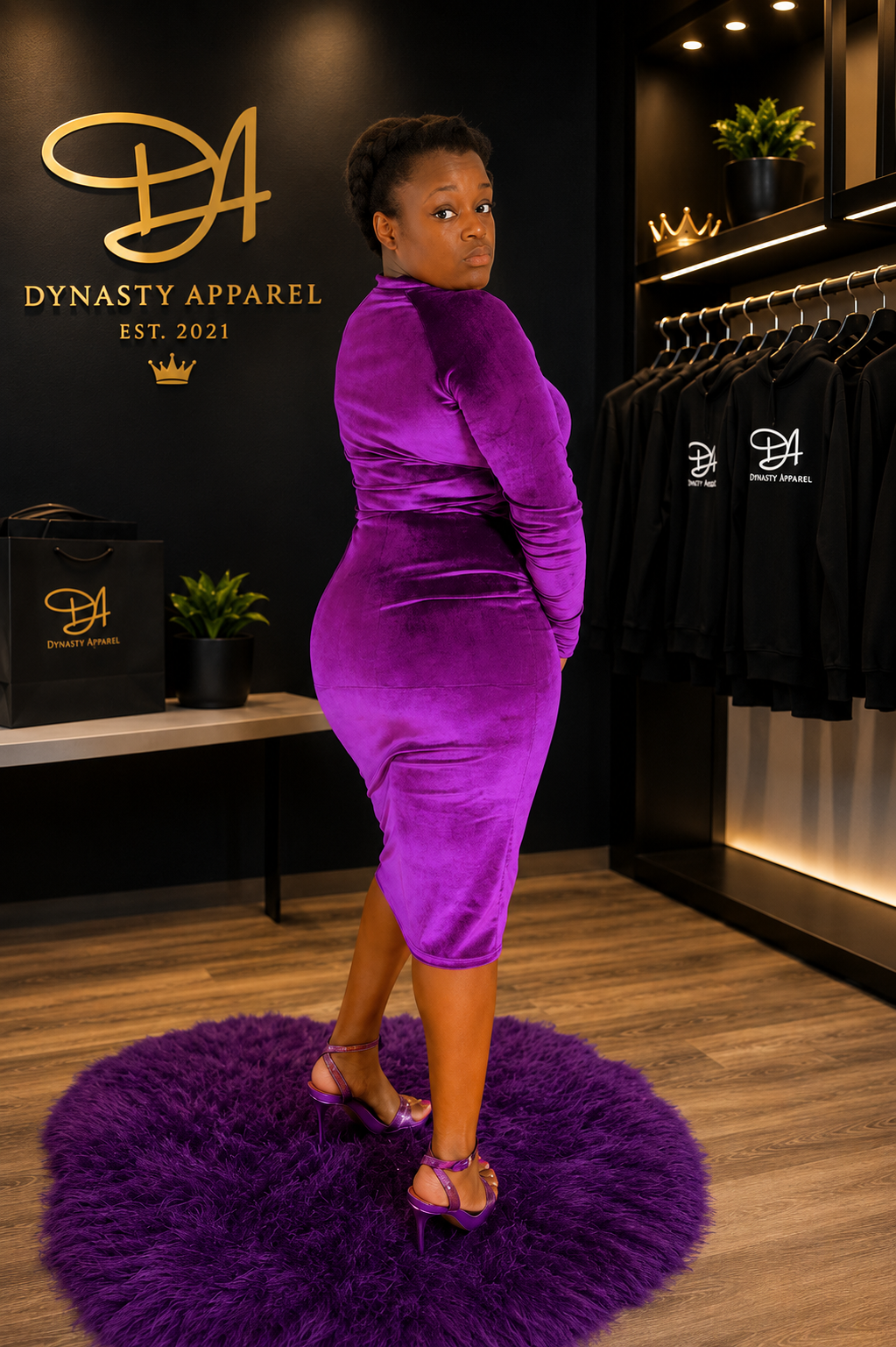Dynasty Velvet Muse Dress