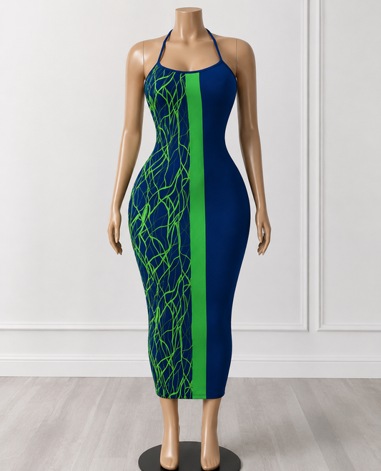 Electric Dynasty Midi Dress™