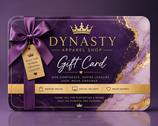 Dynasty Apparel Shop™ Digital Gift Card