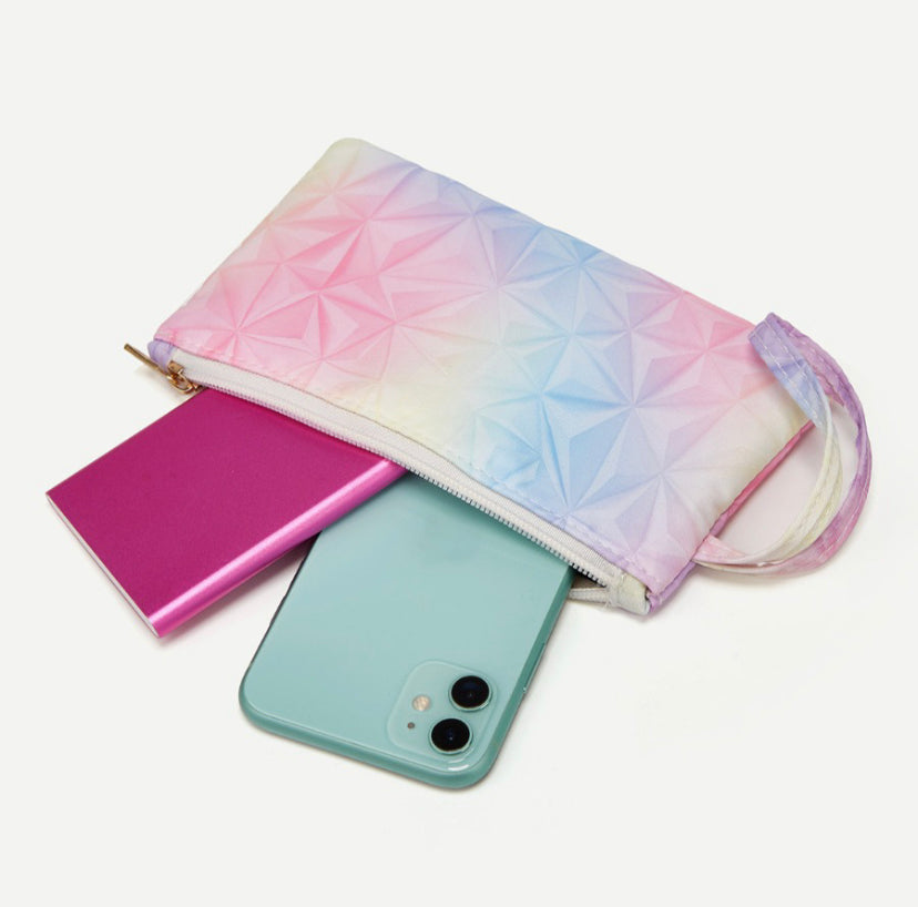 D.A.S Geometric Clutch Wrist Bag