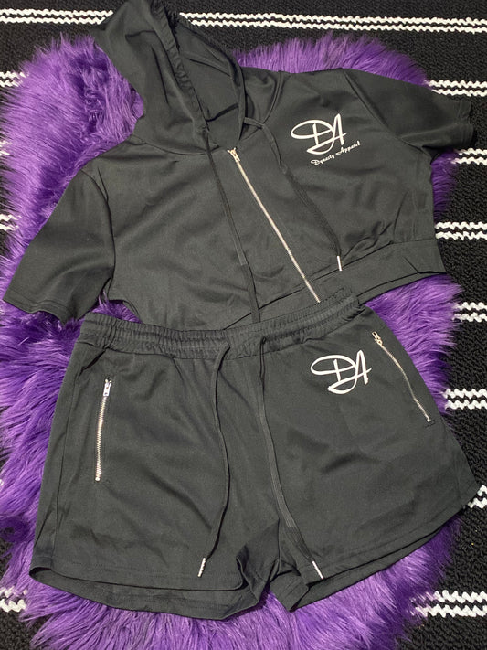 Dynasty Velocity Set | 2-Piece Zip-Up Shirt & Shorts Set